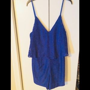Lilly Pulitzer Blue Romper Size 2